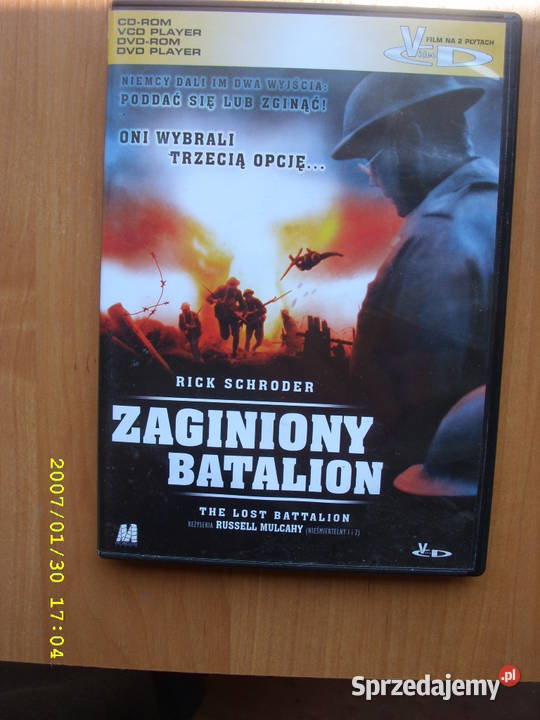 Film na VCD ZAGINIONY BATALION 2CD Wołów sprzedam