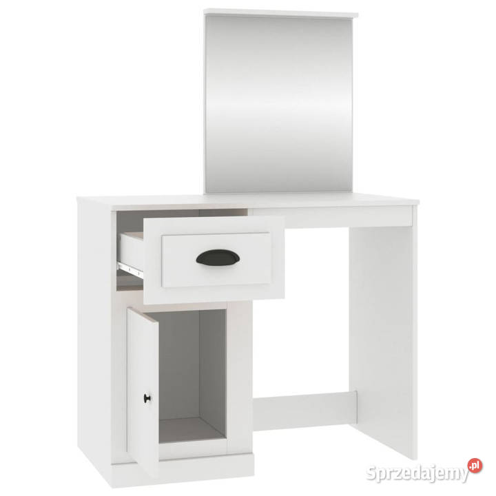 Toaletka z lustrem biała 90x50x1325 WM816760 Warszawa
