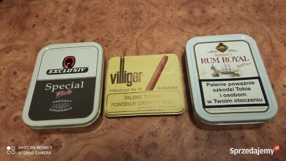 3 metalowe pudełka kolekcjonerów sprzedam Wrocław