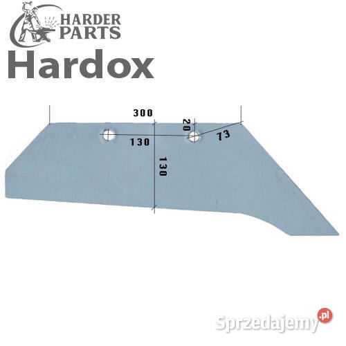 Lemiesz 300ha HARDOX 1903020P części do pługa Suwałki