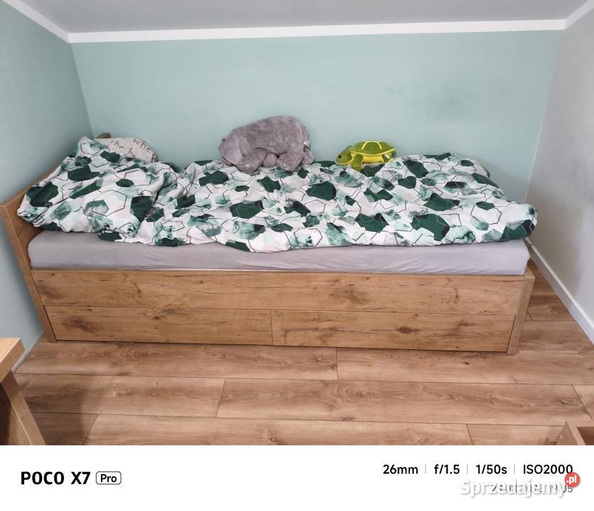 Łóżko 200x90 z szufladami Blok Dobryszyce