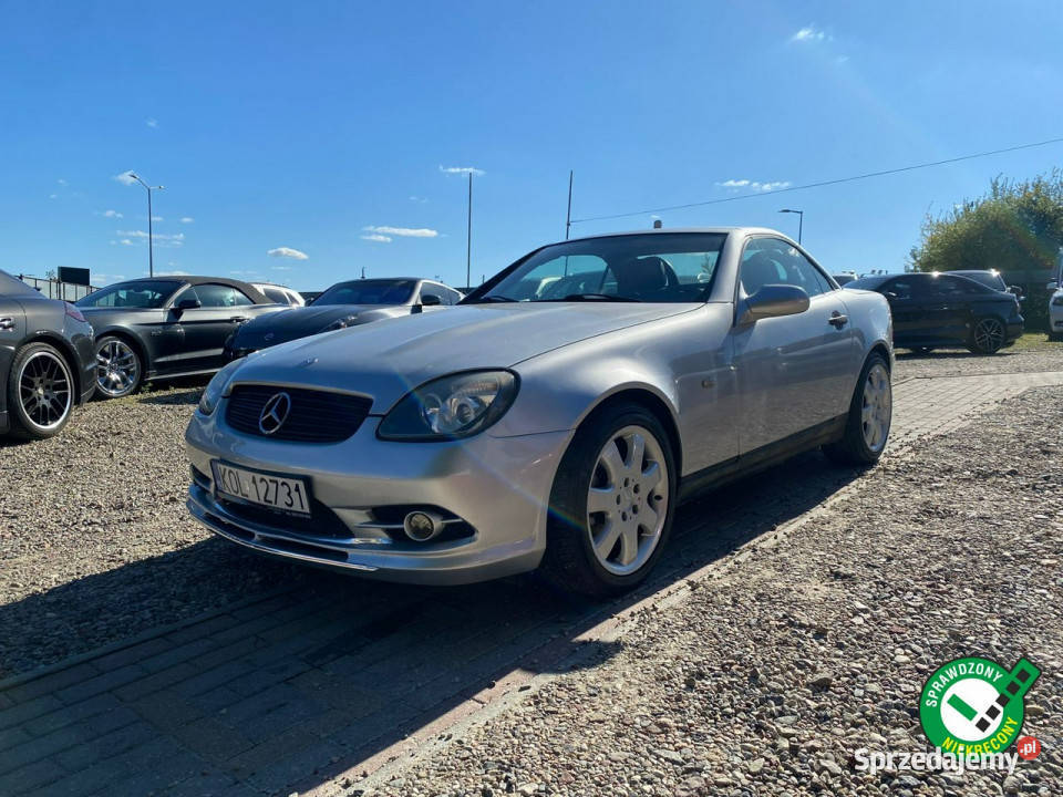 Mercedes SLK 200 20 benzyna gaz skory ładny lakier metallic Mercedes-Benz pomorskie