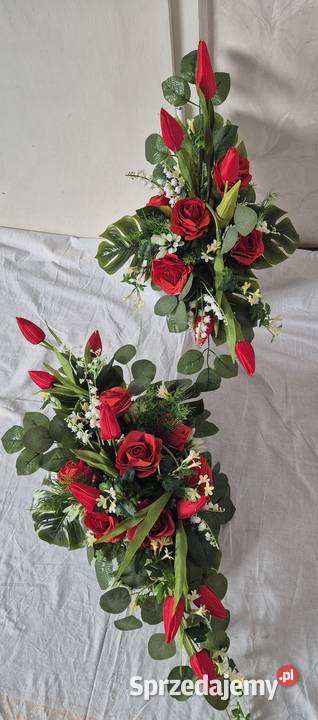 Dekoracja stroik kompozycja na cmentarz Komplet Pleszew