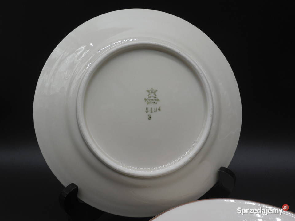 Talerzyki deserowe 3 ecru KRONACH Raszków sprzedam