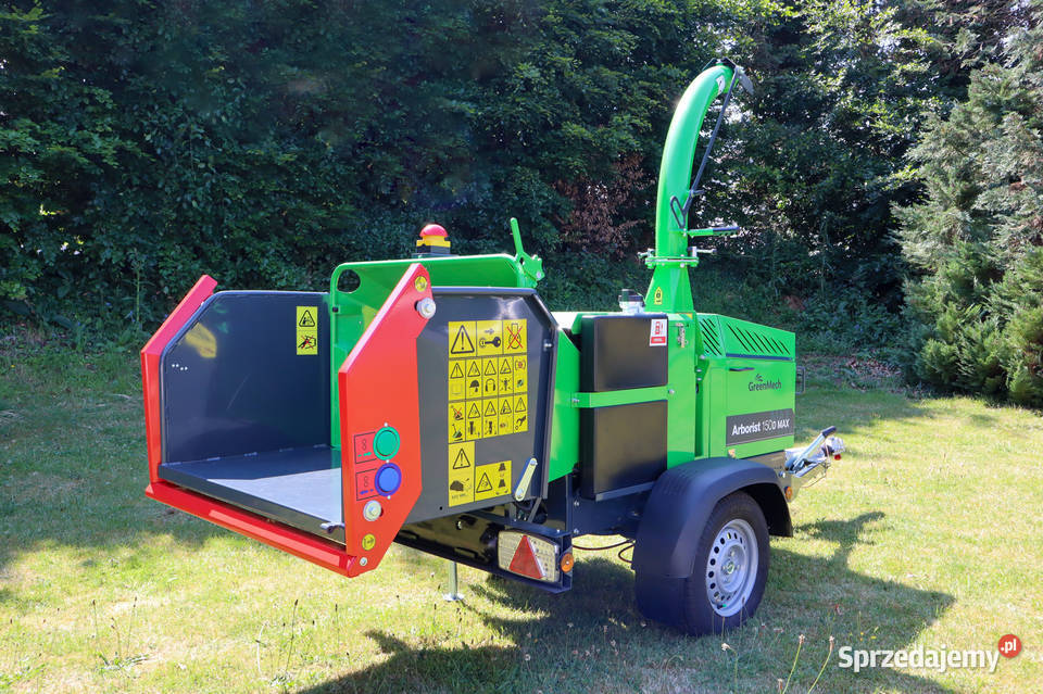 Rębak GreenMech Arborist 150D KUBOTA 25 Gdańsk sprzedam