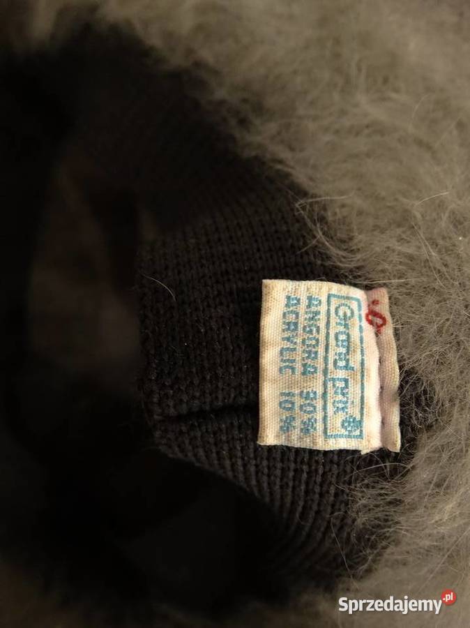 Czapka Kapelusz Bucket 90 Angora Szara Taupe Łomża sprzedam