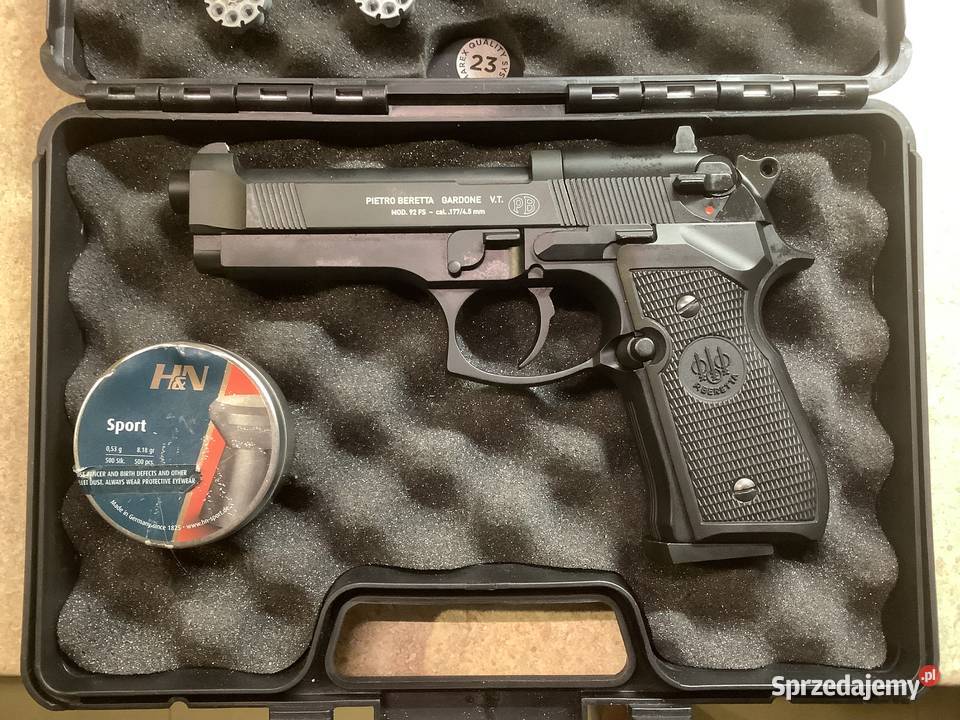 Wiatrówka Umarex Beretta mod 92FS 177 45 mm Co2 Sporty strzeleckie i myślistwo Warszawa sprzedam