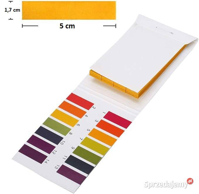 Tester na PH wody Papierki Lakmusowe 80 sztuk Płock