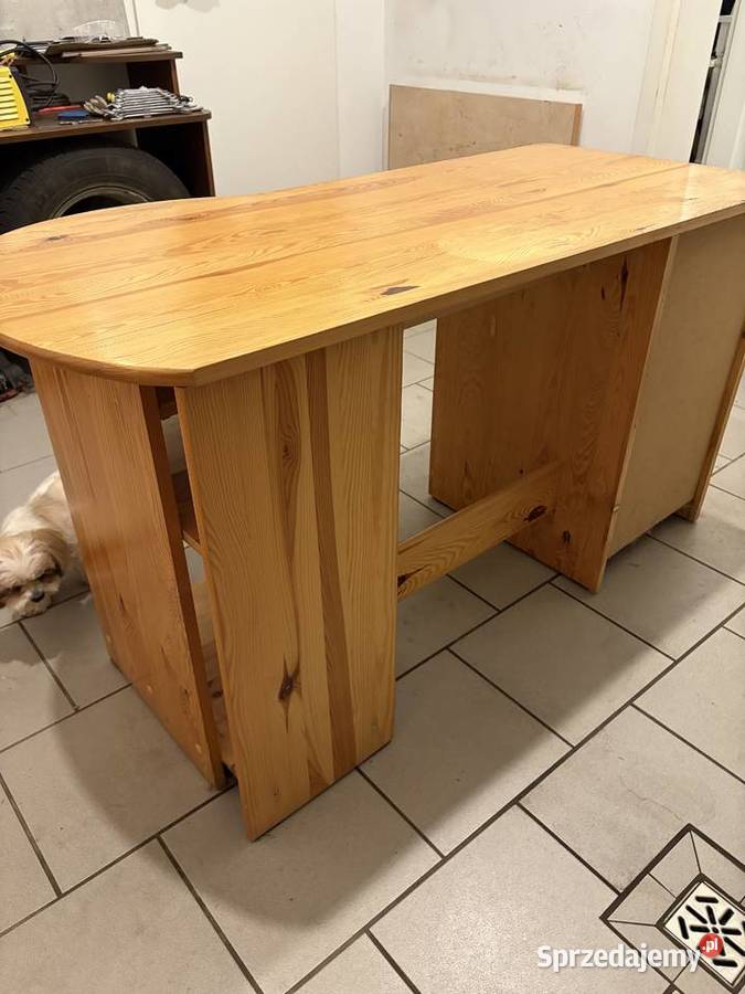 Biurko sosnowe lite drewno sprzedam