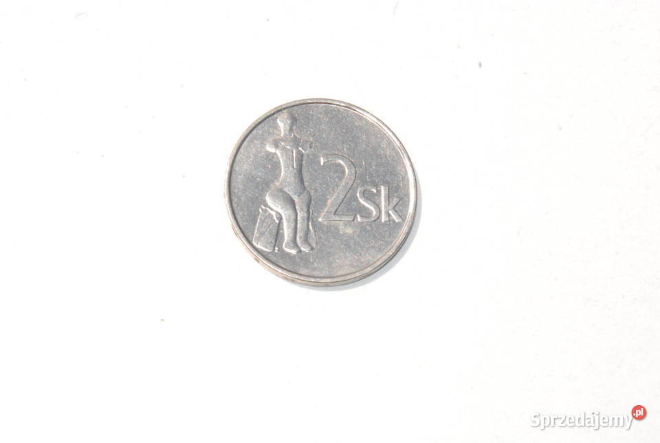 Stara moneta 2 korony Słowackie 2003 antyk Numizmatyka śląskie Cieszyn