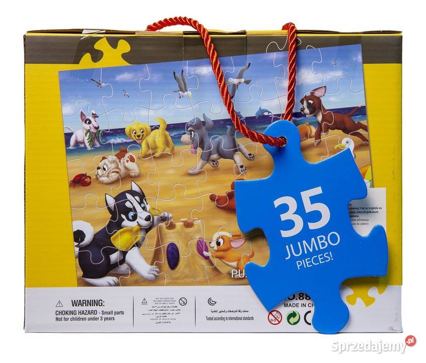 Puzzle układanka XXL dzieci 35 elementów Poznań