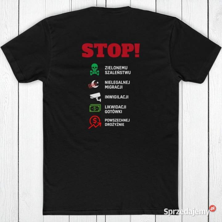 koszulka ANTY EU eurokołchoz eurodykatatura Warszawa