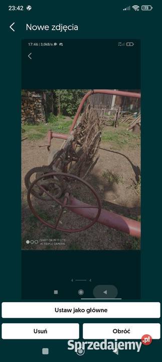 Grabiarka zgrabiarka 6cio gwiazdkowa Rylowa