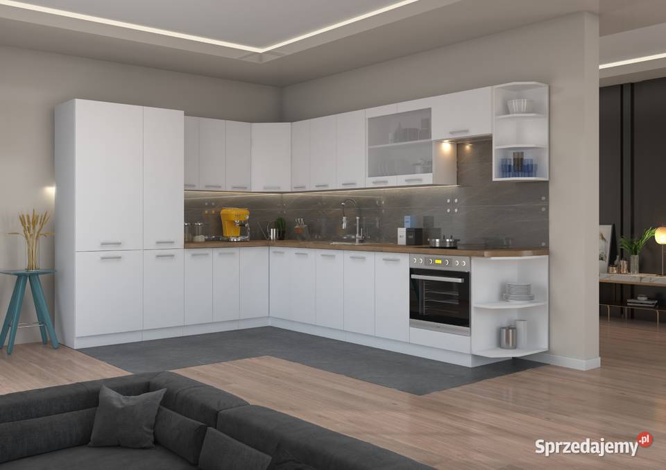 ZestawMeble szafki kuchenneKuchnia Biała Eko