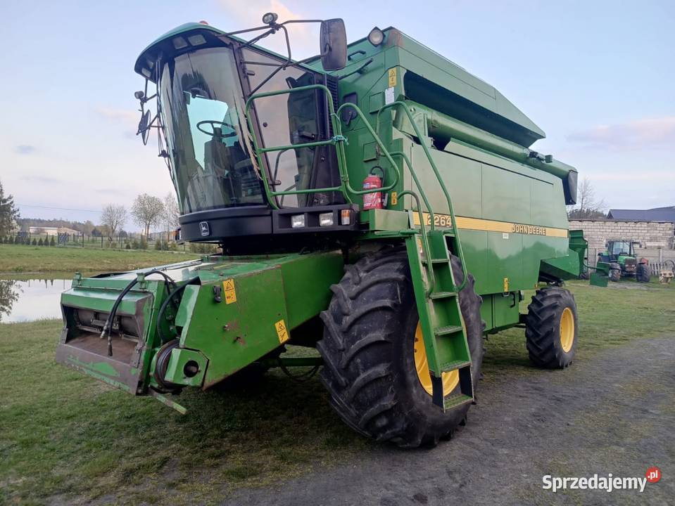 Kombajn John Deere 2264 98 r Heder 6 m z wózkiem Czersk