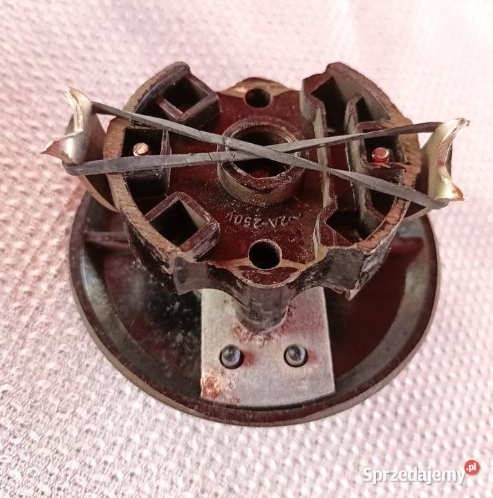 Wyłącznik obrotowy z PRL vintage Łódź