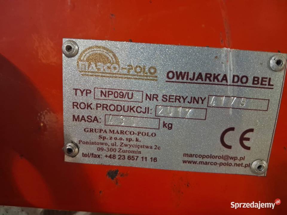 Sprzedam owijarkę