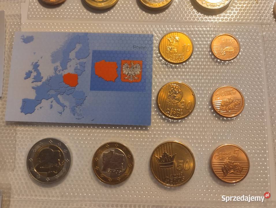 zestaw euro próby POLSKA i inne kraje podlaskie Białystok