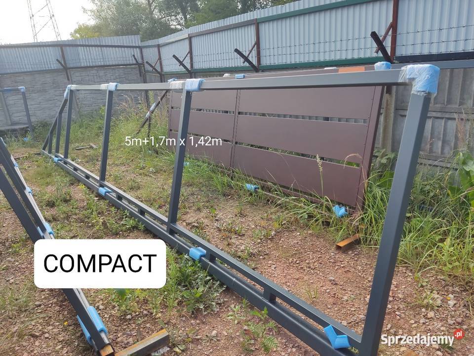 Brama przesuwna rama 5m COMPACT ocynk RAL 4m 6m Warszawa