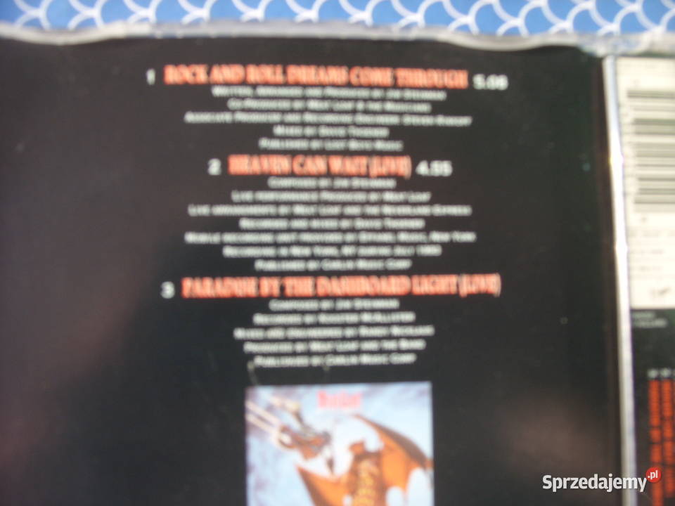 Rock singiel CD MEAT LOAF ROCK and roll 1993 Wołów