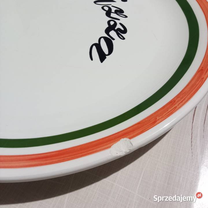 Zabytkowe talerze do pizzy CERAMICA TERNANA Made Gózd