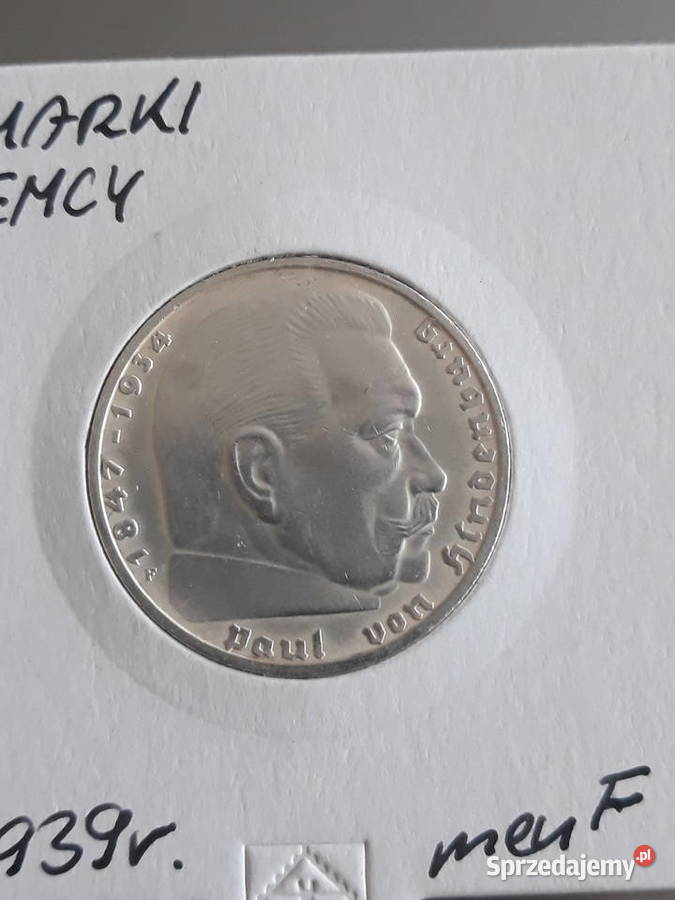 2 Marki Paul von Hindenburg 1939 r menFrzadkość Konin sprzedam