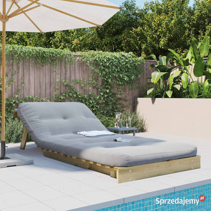 Sofa rozkładana futon z materacem 80x206x11 Warszawa