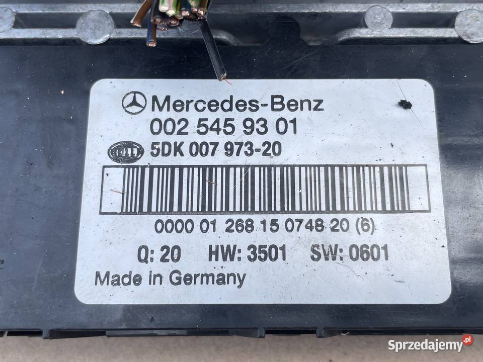 0025459301 moduł sterownik sam Mercedes c w203 Szczecin sprzedam