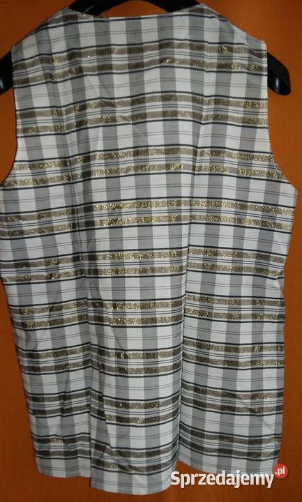 Bluzka letnia bez rękawówcała rozpinanaL Rozmiar 40(L) Łódź