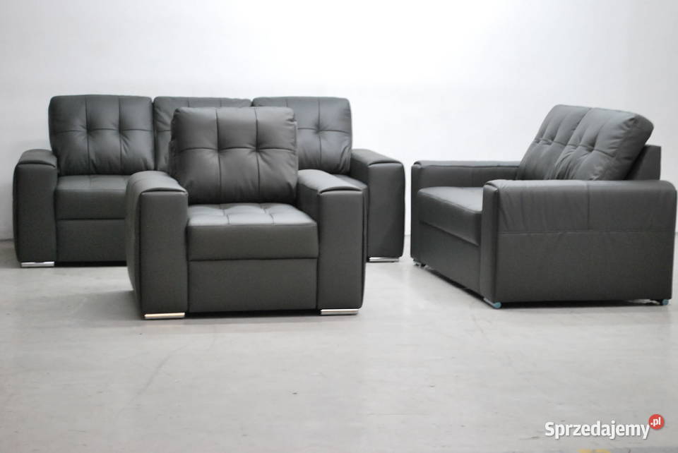 RIY KOMPLET 321 sofy kanapy zestaw SKÓRA 9117 skóra Poznań sprzedam