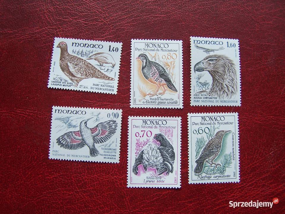 Monako 1982 MNH Mi 152025 Fauna Ptaki śląskie Tychy