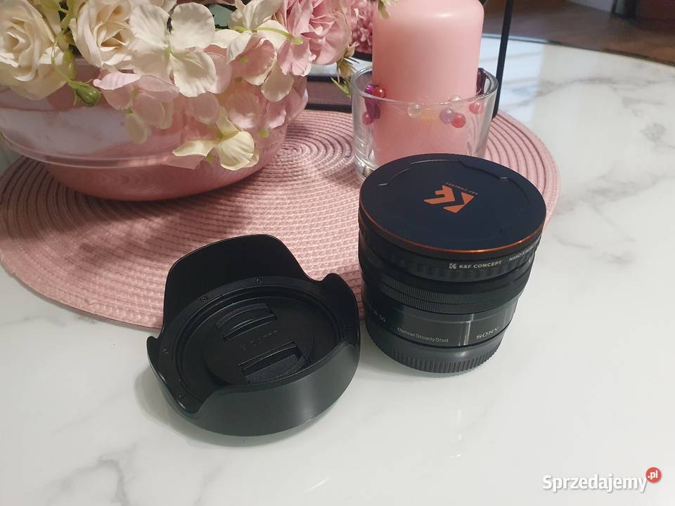Obiektyw Sony 1650 F 3556 PZ OSS Akcesoria Nowy Targ sprzedam
