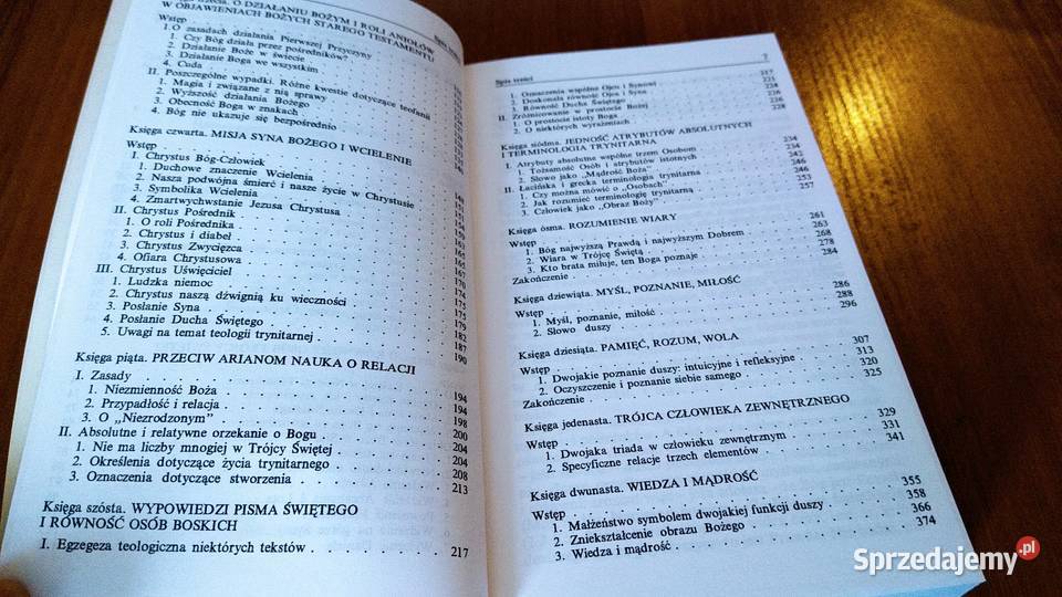 O Trójcy Świętej Św Augustyn tł Maria Stokowska sprzedam