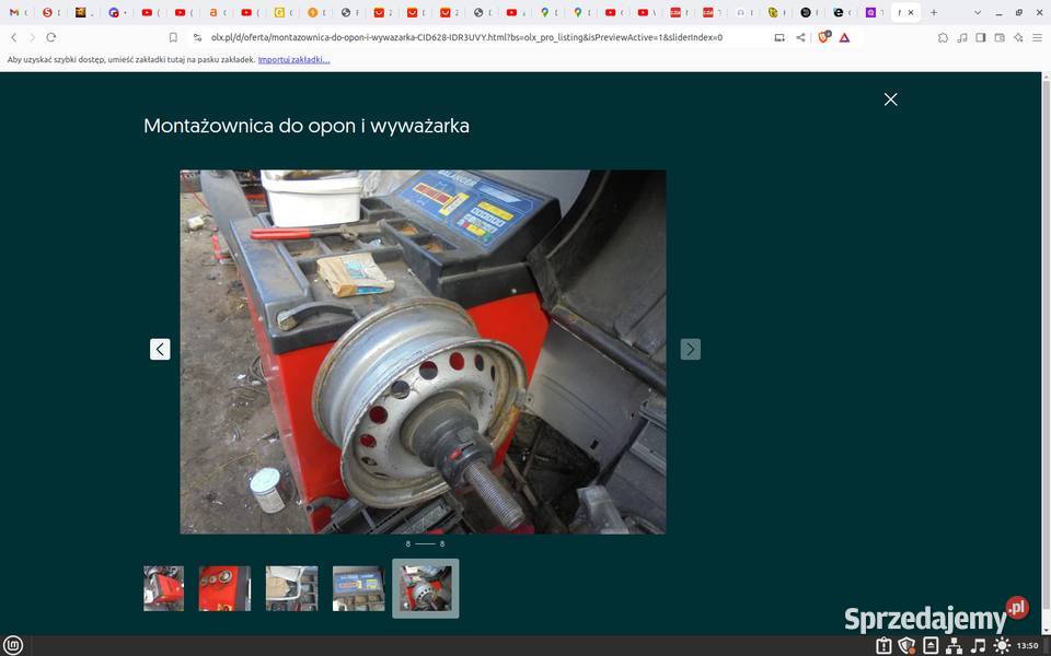 Montażownica do opon i wyważarka Łódź sprzedam