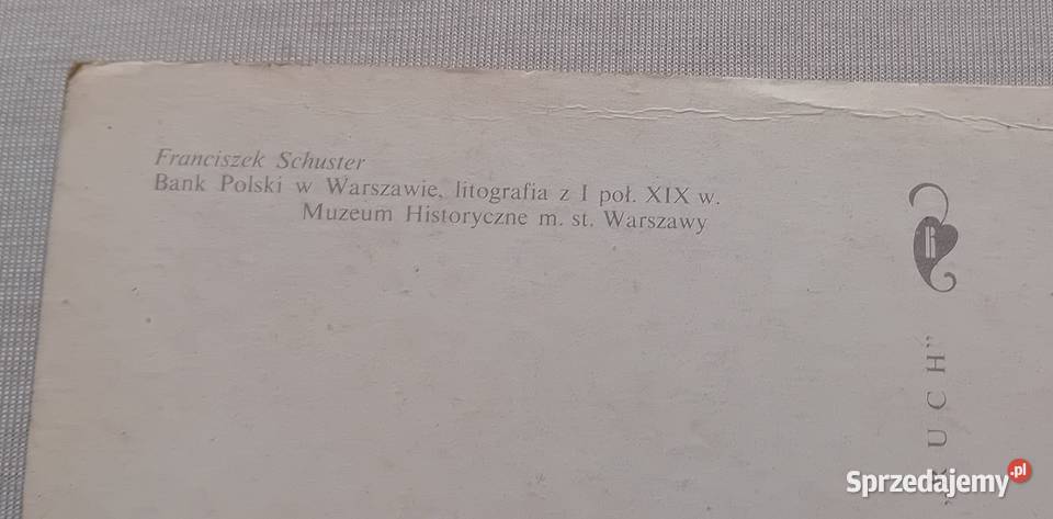 Pocztówka Franciszek Szuster Bank Polski w wielkopolskie Koźminek