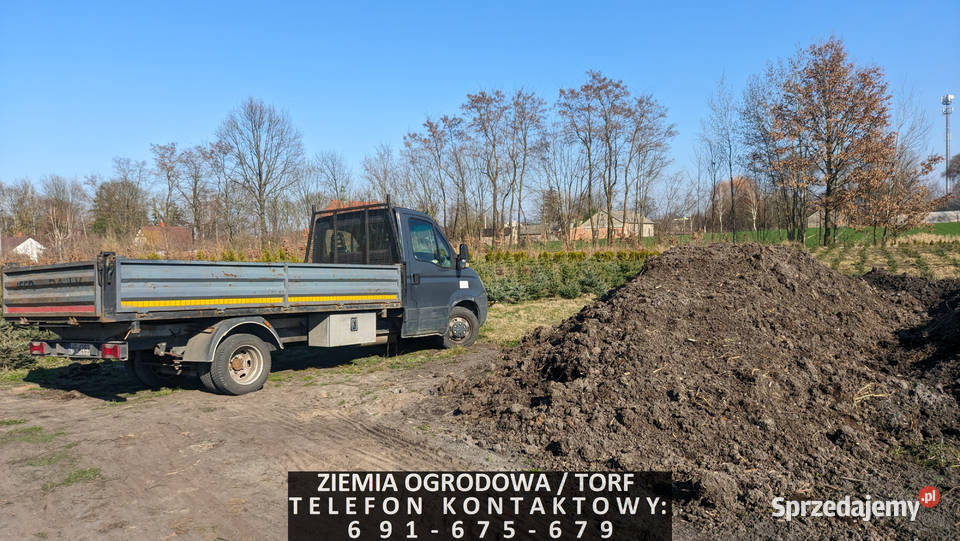 Ziemia ogrodowa torf TRANSPORT Dobrzyń nad Wisłą sprzedam