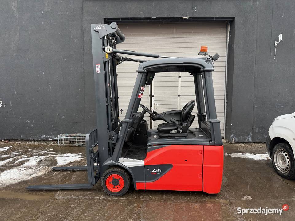 Wózek widłowy elektryczny LINDE E16 widlak Brzeźnica