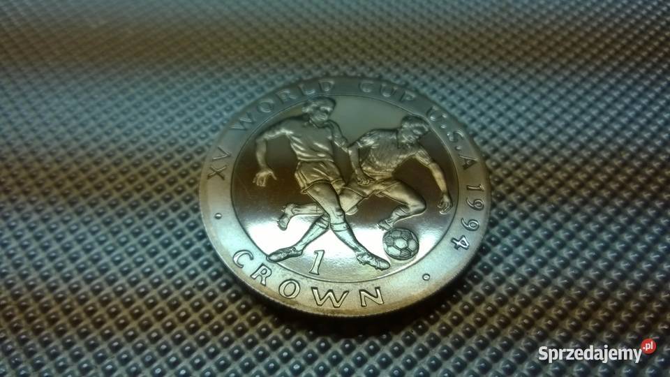 moneta Wyspa Man 1 korona 1994 Mundial USA 0314 Warszawa