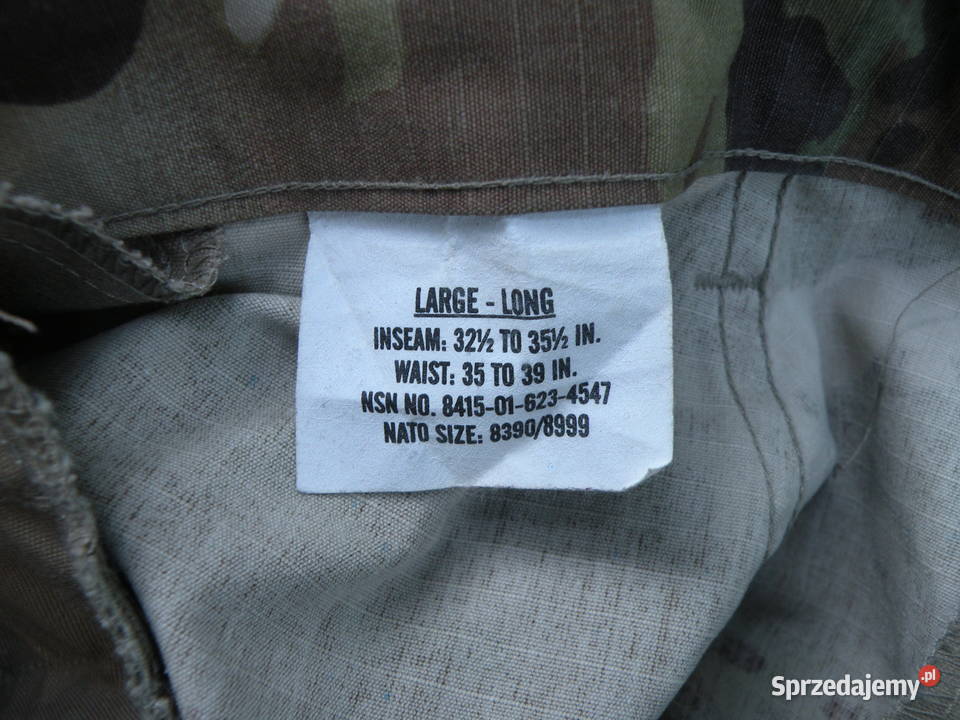 Spodnie ACU multicam OCP large long 2 Militaria sprzedam