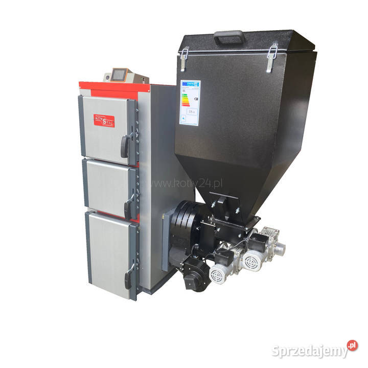 Piec na pellet TECHNIX Pell Lux 38 kW klasa 5 wielkopolskie Pleszew sprzedam