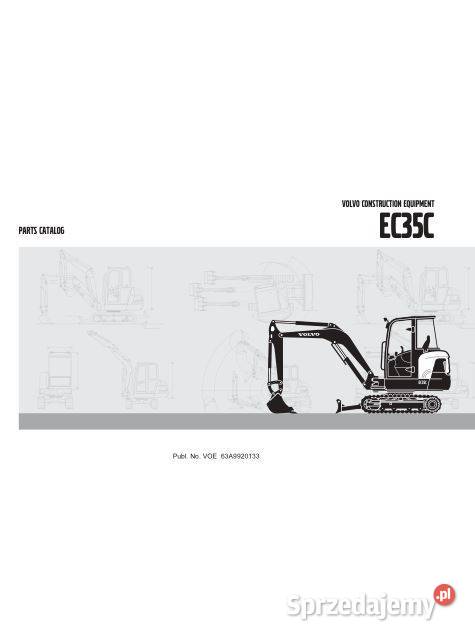 Volvo EC35C EC30 ECR38 katalog cześci zamiennych Kielce