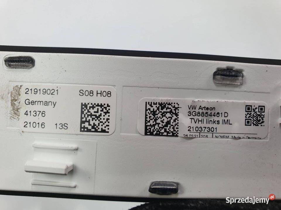 DEKOR LISTWA VOLKSWAGEN ARTEON 3G8867419BJ osobowe sprzedam