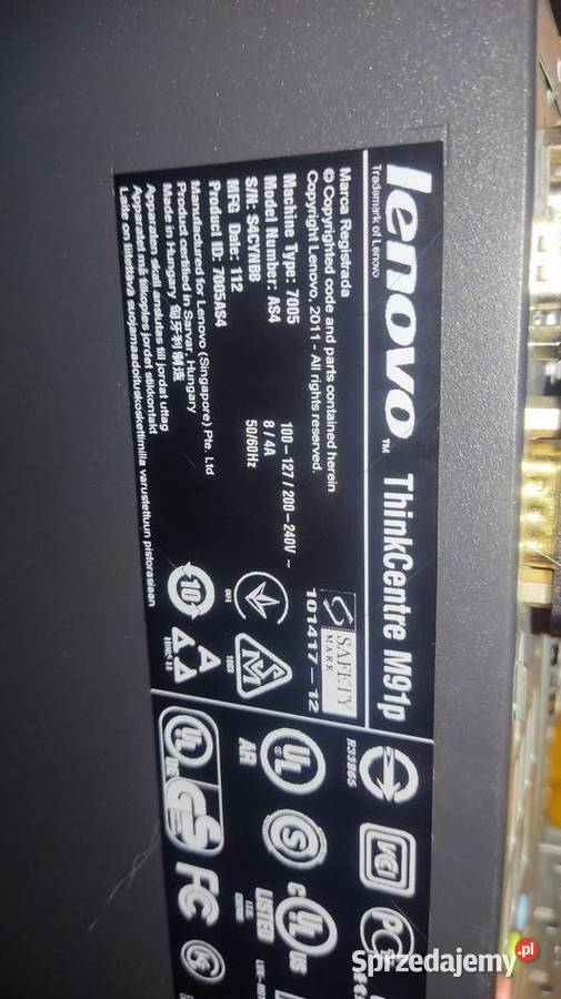 Lenovo ThinkPad M91p PC stacjonarny sprzedam