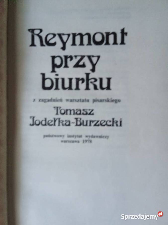 Reymont biurku Jodełka Burzecki Reymont Łódź sprzedam