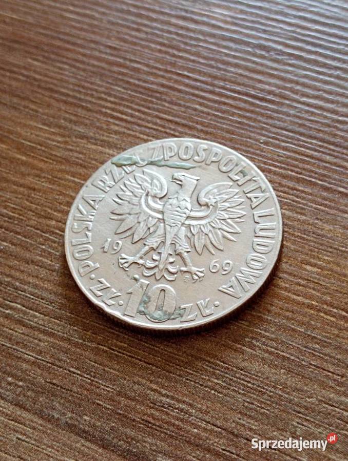 Sprzedam 10 zl 1969 r zzm Numizmatyka