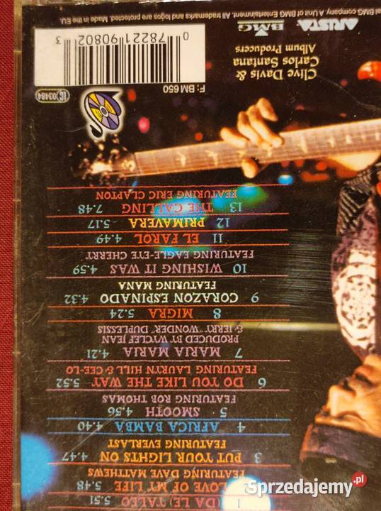 carlos santana supernatural CD 1999 Kielce