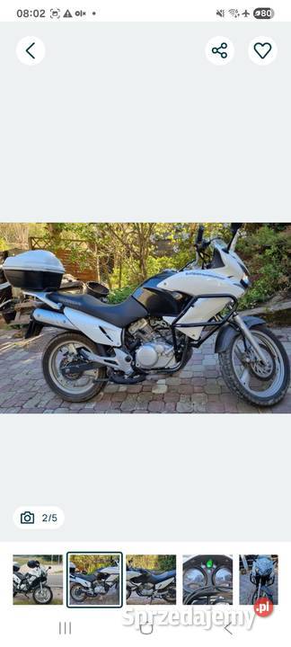 Honda Varadero 125 2011 r 18 przebieg enduro Rumia