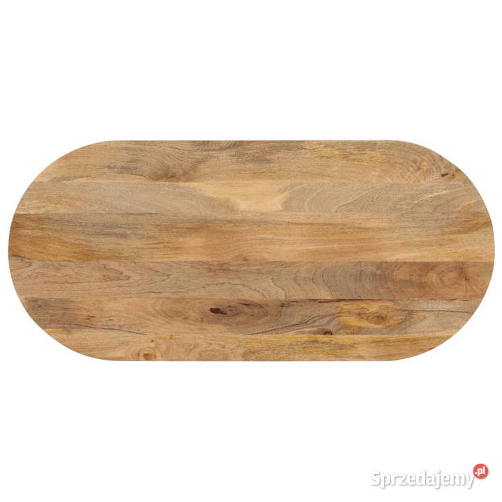 Blat stołu 110x40x38 owalny lite drewno mango Warszawa