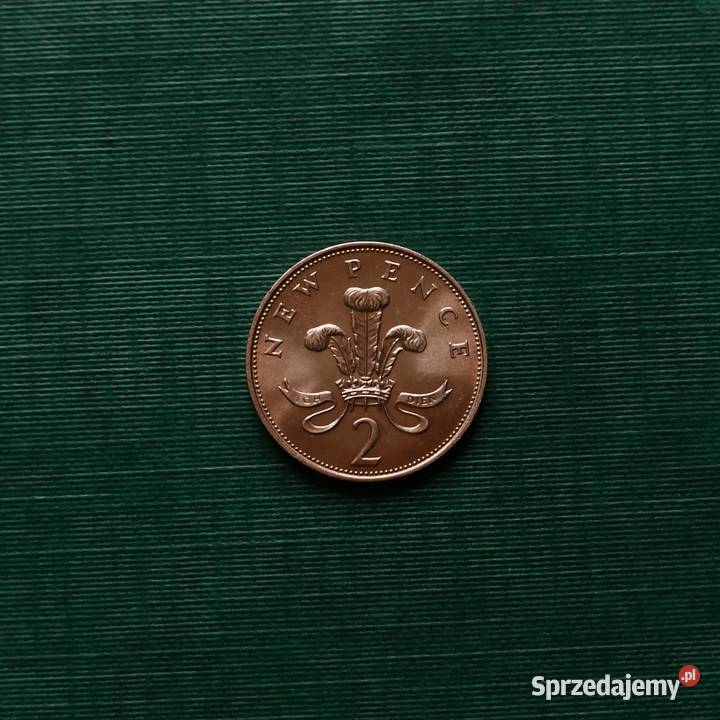 WIELKA BRYTANIA 2 nowe pensy 1971r Numizmatyka śląskie Gliwice