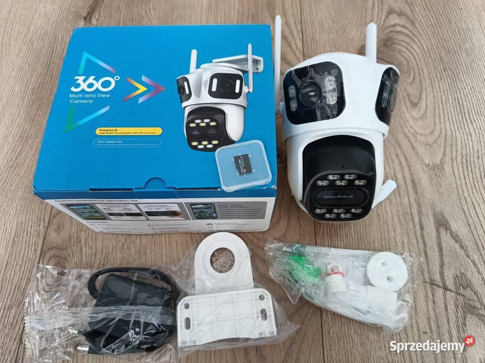 Kamera zewnętrzna obrotowa WiFi 3 obiektywy 6K 8 łódzkie Kutno